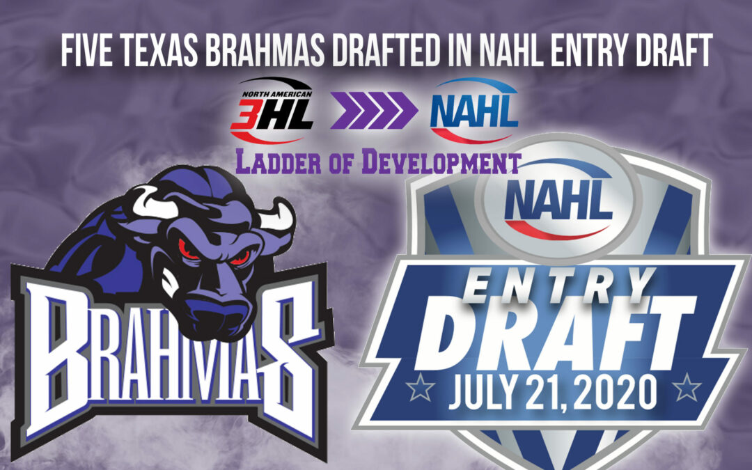 FIVE TEXAS BRAHMAS DRAFTED IN NAHL ENTRY DRAFT 2020